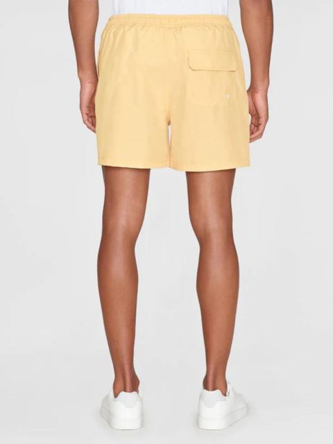 Swim Short Men Yellow Recycled Polyester | Knowledge Cotton Apparel