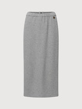 Skirt Felicia Pebble in organic wool | Stapf