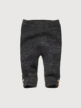 Knitted trousers anthracite mélange in organic cotton | People Wear Organic