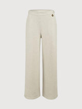 Trousers Pauline Undyed in organic wool and cotton | Stapf