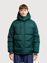 Puffer Jacket Dundret Dark Green in recycled polyester | Dedicated