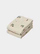 Blanket Lewis Muslin Cloth - 2 Pack Sea Peach | Liewood