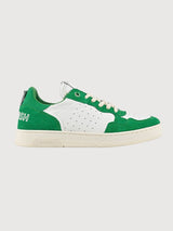 Shoe Hyper White Emerald in organic leather | Womsh
