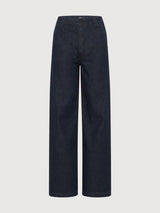High-Waist Marlene Jeans Dark Blue in organic cotton | Lanius