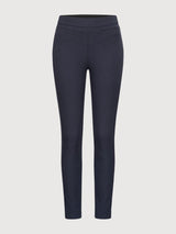 Slim Fit Trousers Night Blue Organic Cotton | Lanius