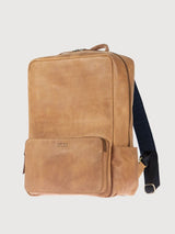 John Maxi Eco Camel Leather Backpack | O my Bag
