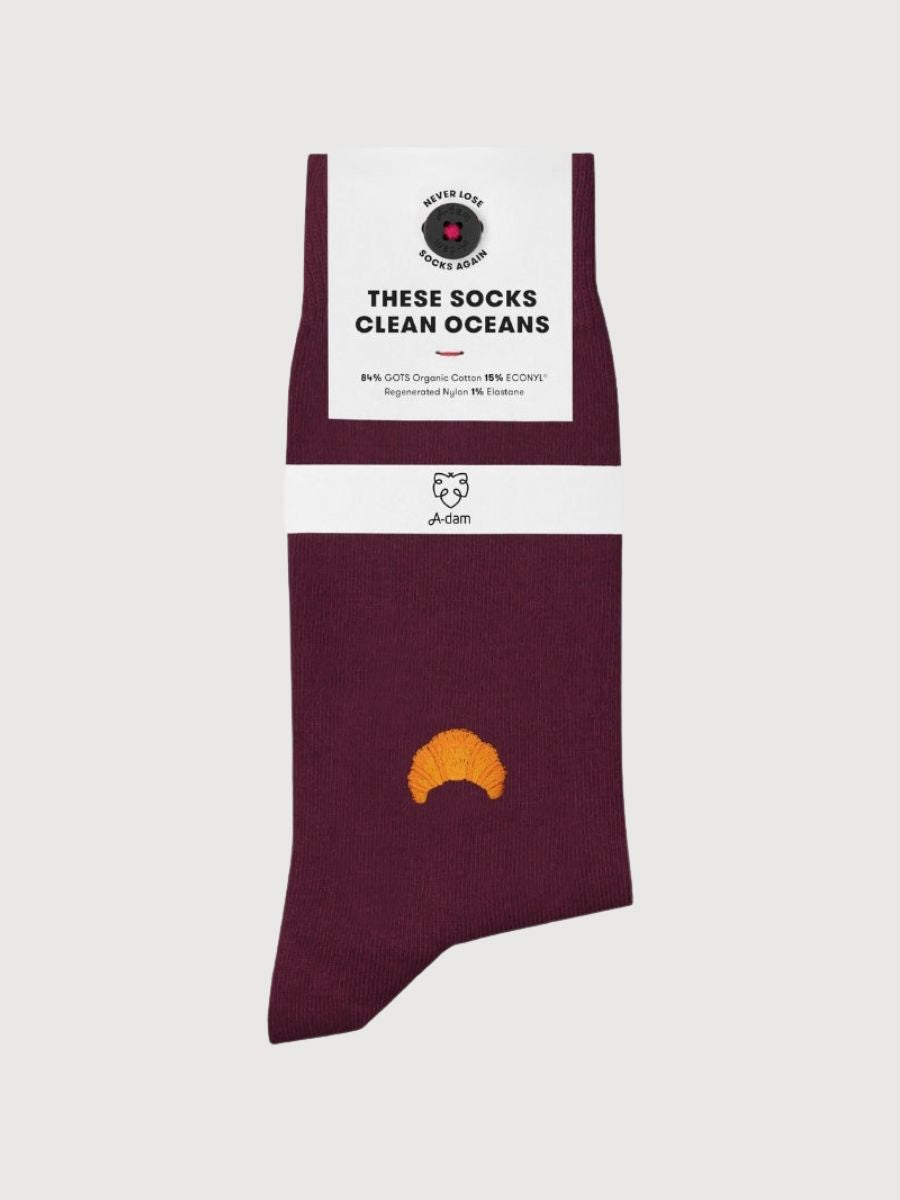 Molly Purple Organic Cotton Socks I A-dam