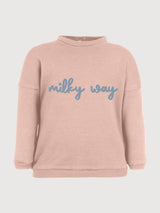 Sweater Suli Pink Milky Way Organic Cotton | Cora Happywear