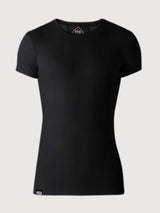 T-Shirt Adara Black in Merino Wool | Rewoolution