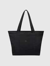 Tote Bag Strata Ripstop Black in Recycled Polyester | Lefrik