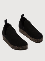 Men's Shoes City Black in Natural Wool | Aspotuguesas