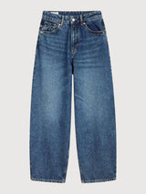 Jeans Leila Cropped ECO RECYCLED BLUE USED | Kings of Indigo