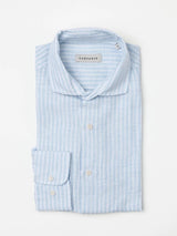 Shirt Linen Bellerive Blue Light | Carpasus