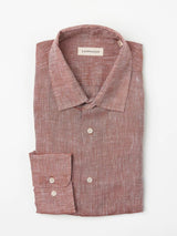 Shirt Linen Verzasca Rust | Carpasus