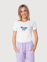Denise T-shirt Butterfly Bianco | Re-Bello
