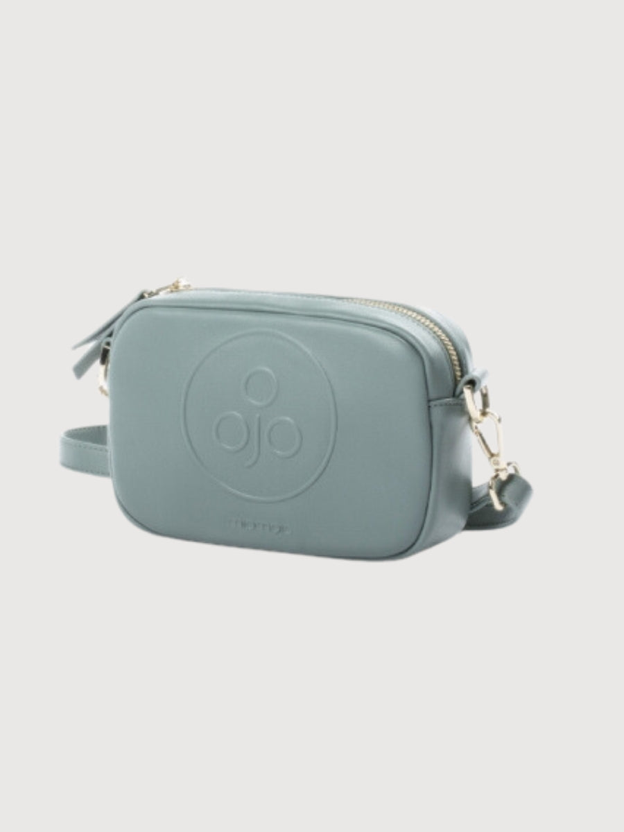 Shoulder bag Mimi Mini Camera Bag Cielo in Appleskin | Miomojo