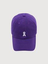Cap Yenaas Bold Indigo Lilac in organic cotton I Armedangels