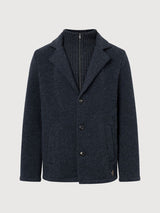 Jacket Holger Nightblue in organic wool | Stapf