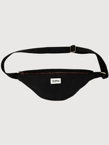 Belt bag Sasha Black in organic cotton | Hindbag