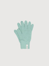 Gloves Anita Mint in regenerated cashmere | Rifò