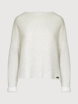 Sweater Nicoletta Undyed in organic wool | Stapf