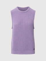 Vest Kalea Lilac in sustainable wool | Stapf