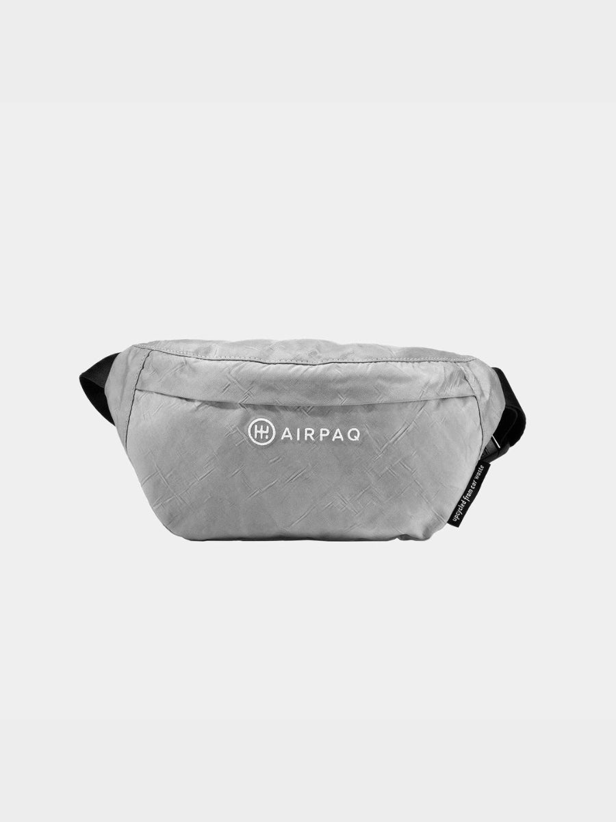 Grey Hip Baq fanny pack made of recycled airbag | Airpaq
