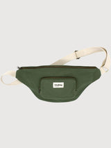 Belt bag XL Sofia Olive in organic cotton | Hindbag
