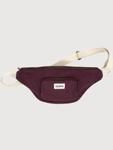 Belt bag XL Sofia Prune in organic cotton | Hindbag