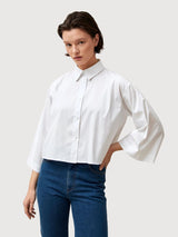 Shirt Giovanna White in Organic Cotton | ALOHAS