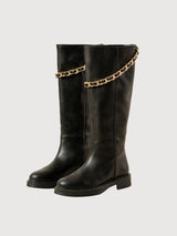 Boots Pier Black in Leather | Alohas