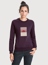 Inna Sweater Sun Grape Wine Organic Cotton | Re-Bello