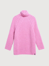 Longlsleeve Turtleneck Lanessaa Pink in alpaca wool | Armedangels