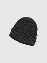 Knitted hat anthracite mélange in organic cotton | People Wear Organic