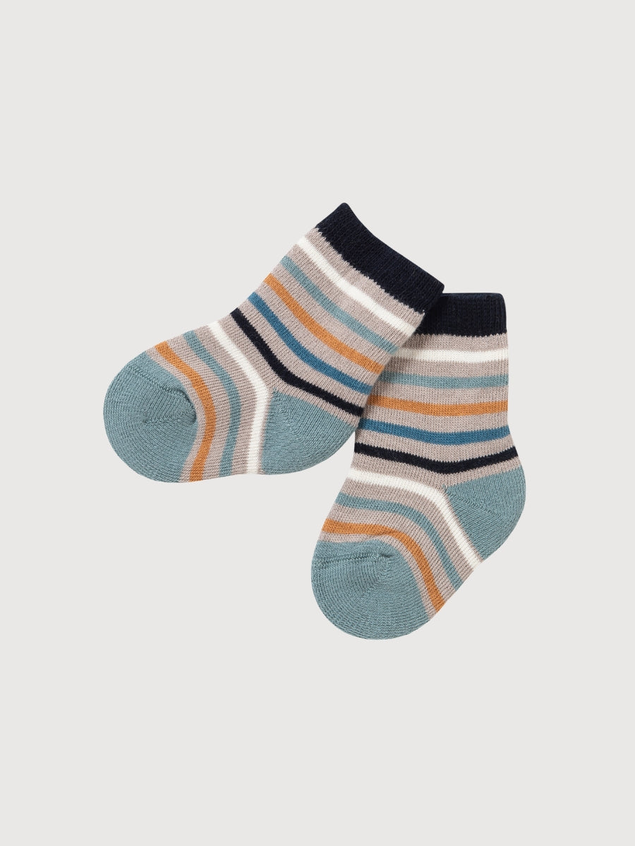 Terry socks coloured curled in organic cotton | People Wear Organic