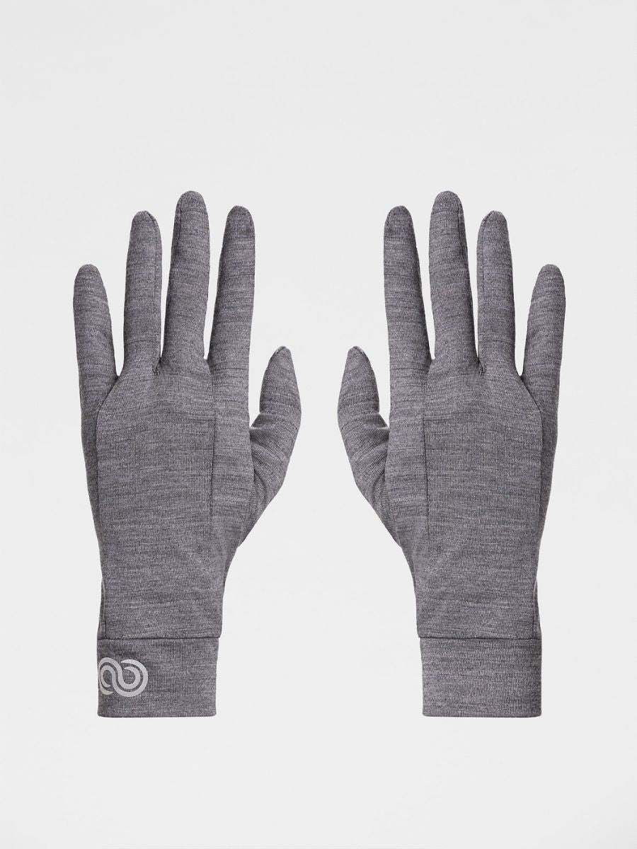 Gloves Light Grey in Merino Wool | Rewoolution